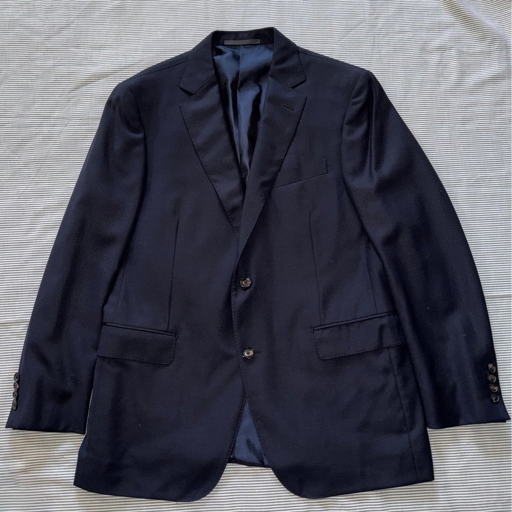 Pal Zileri Viaggiatre Wool Blazer 2 Button Sport Coat Made Italy Size 54‎